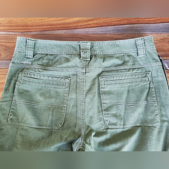 Cargo Utility Columbia Men's Pants, Green, 36 waist, 32 length, Cotton Polyester - Picture 4 of 5